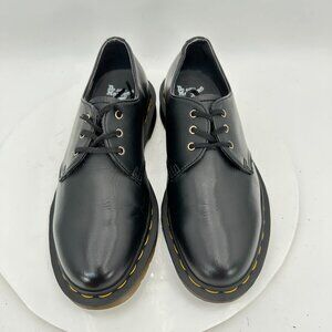 Dr Martens The Original 14046 Women Size 6 Black Leather Low Top Derby Shoes